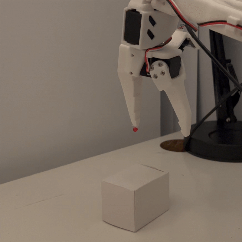 Robotic arm picking objects
